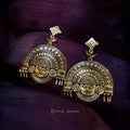 Theyyam Earrings Oxidized